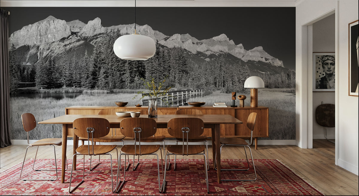 Policeman Creek Boardwalk Mural Wallpaper - room preview 04