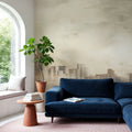 Foggy Cold Skyline Mural Wallpaper - room preview 04