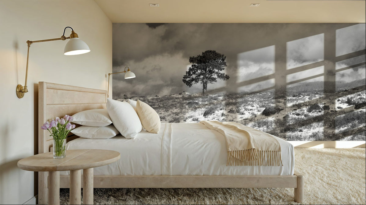 Winter Solitude Mural Wallpaper - room preview 04