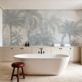 Swaying Palm Trees Mural Wallpaper - room preview 04