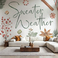 Winter Warmth V Mural Wallpaper - room preview 04