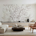 Wild Blooms VIII Mural Wallpaper - Light Tone - room preview 04