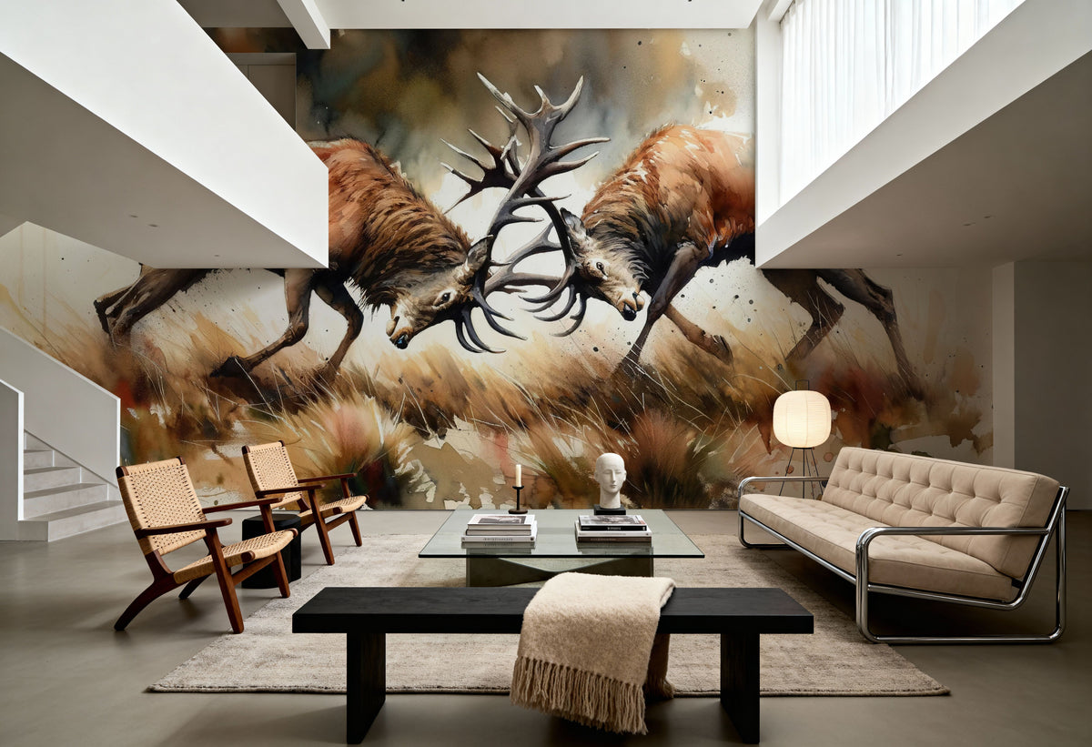 Battle of the Forest Mural Wallpaper - room preview 04
