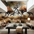 Battle of the Forest Mural Wallpaper - room preview 04