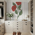 Winter Spirit Poppy Mural Wallpaper - room preview 04
