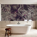 Tulips Feast, Plum Mural Wallpaper - room preview 04