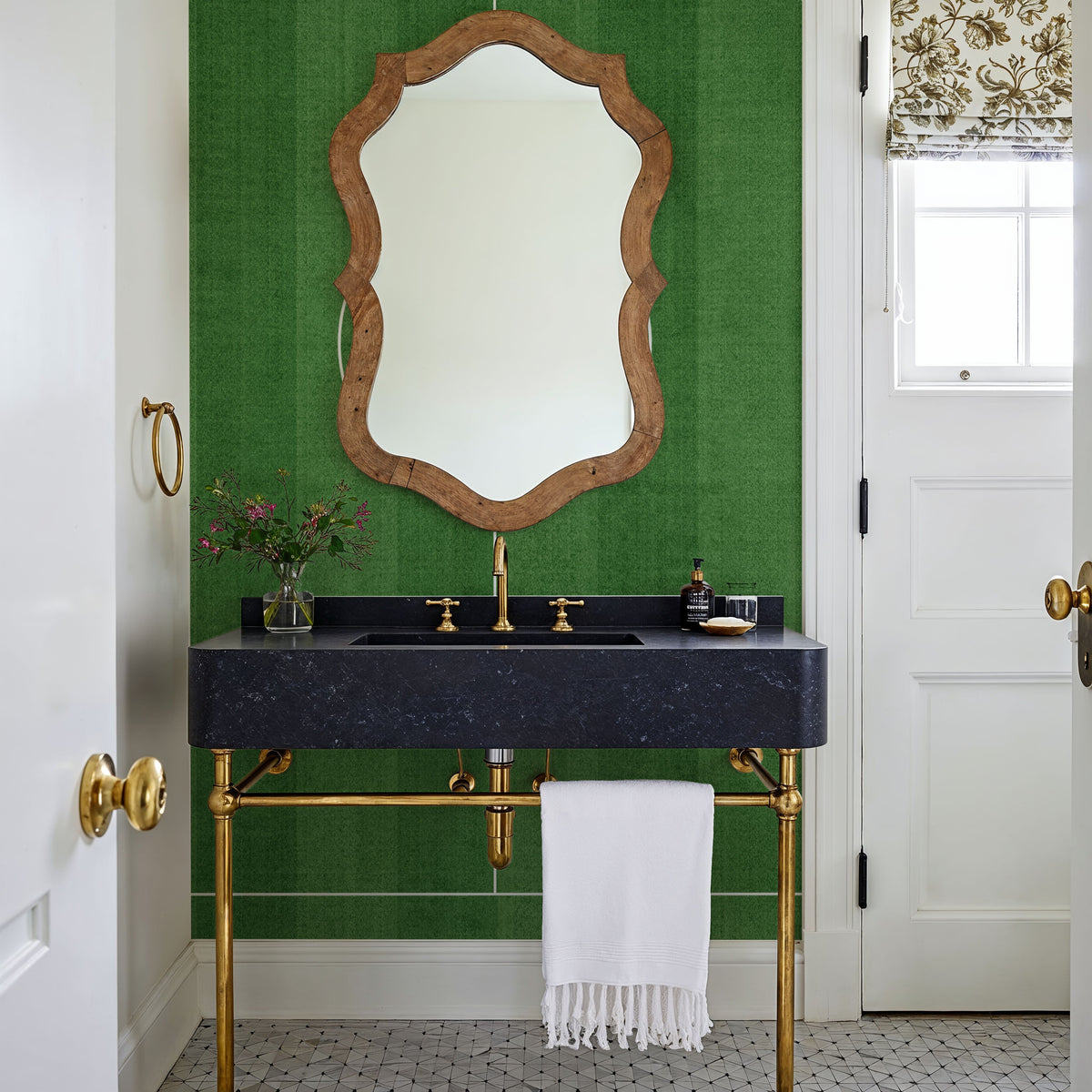 Stripe Pitch Mural Wallpaper - room preview 04