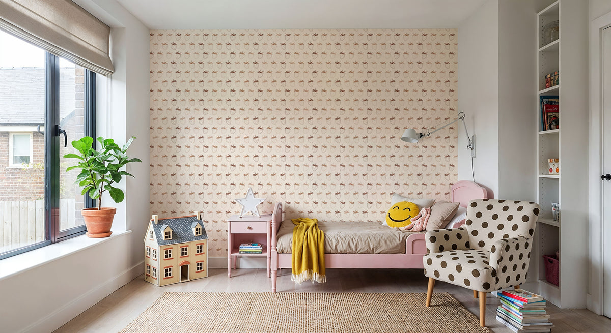 Strawberry Fields Mural Wallpaper - room preview 04