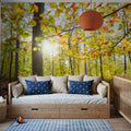 Autumn Sun Mural Wallpaper - room preview 04