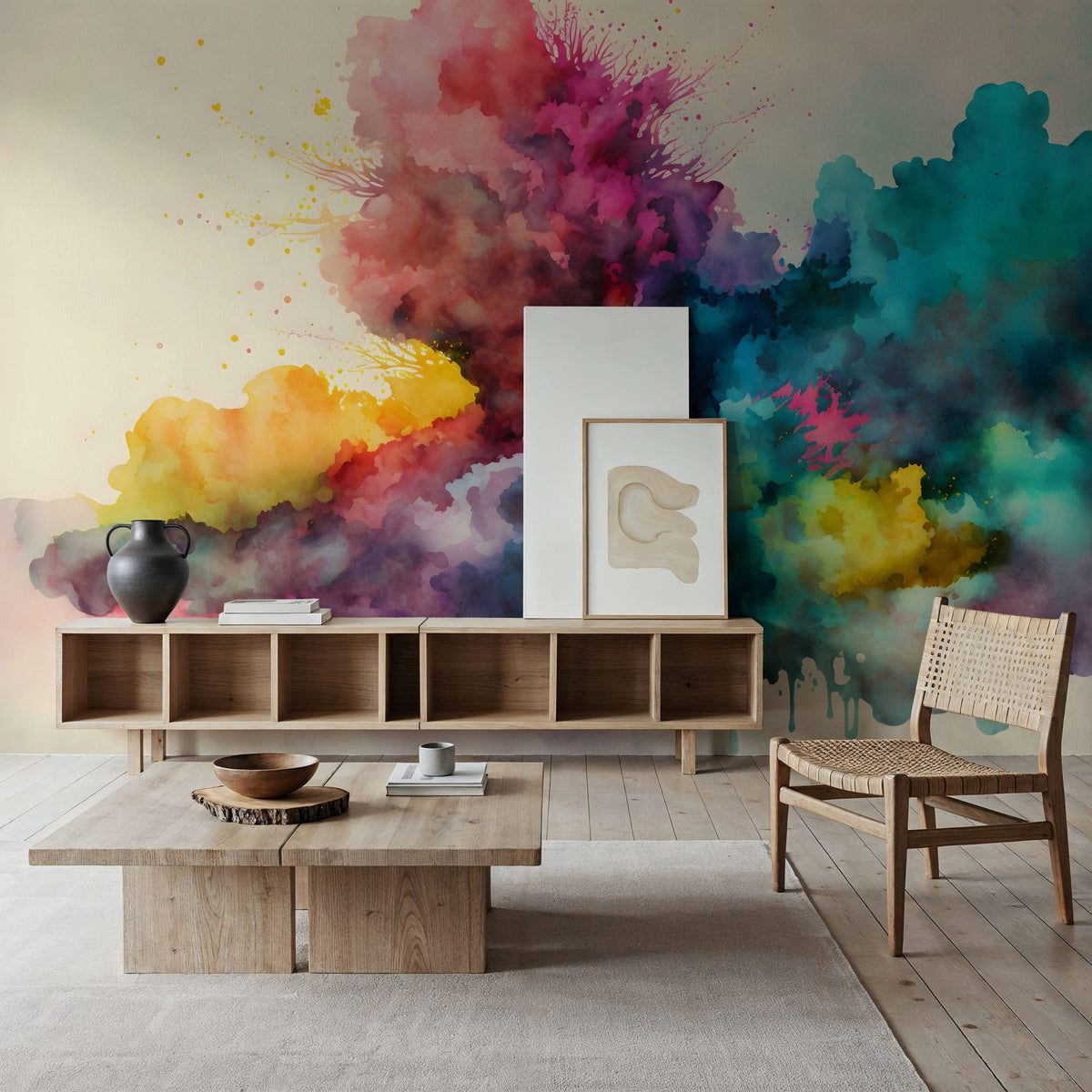 Rainbow of Emotions Mural Wallpaper - room preview 04