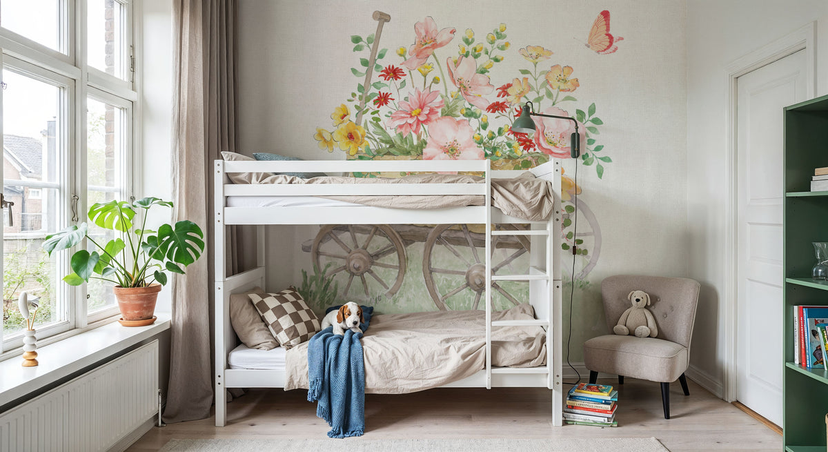 Soft Meadow X Mural Wallpaper - room preview 04