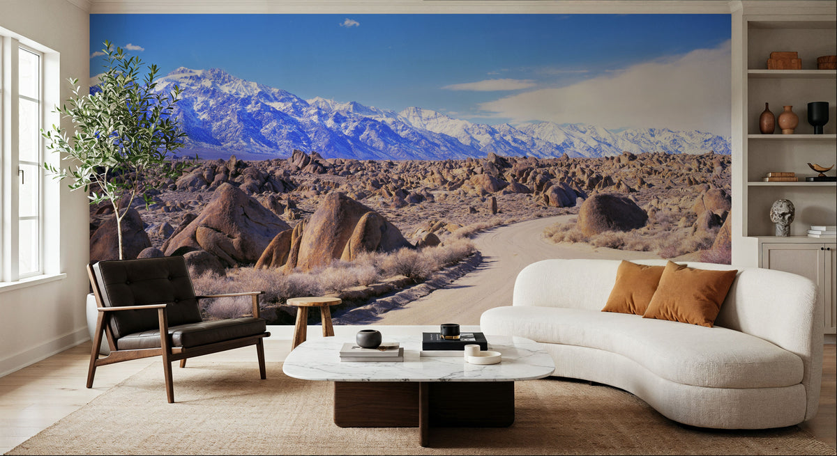 Desert Mountain Trail Mural Wallpaper - room preview 04