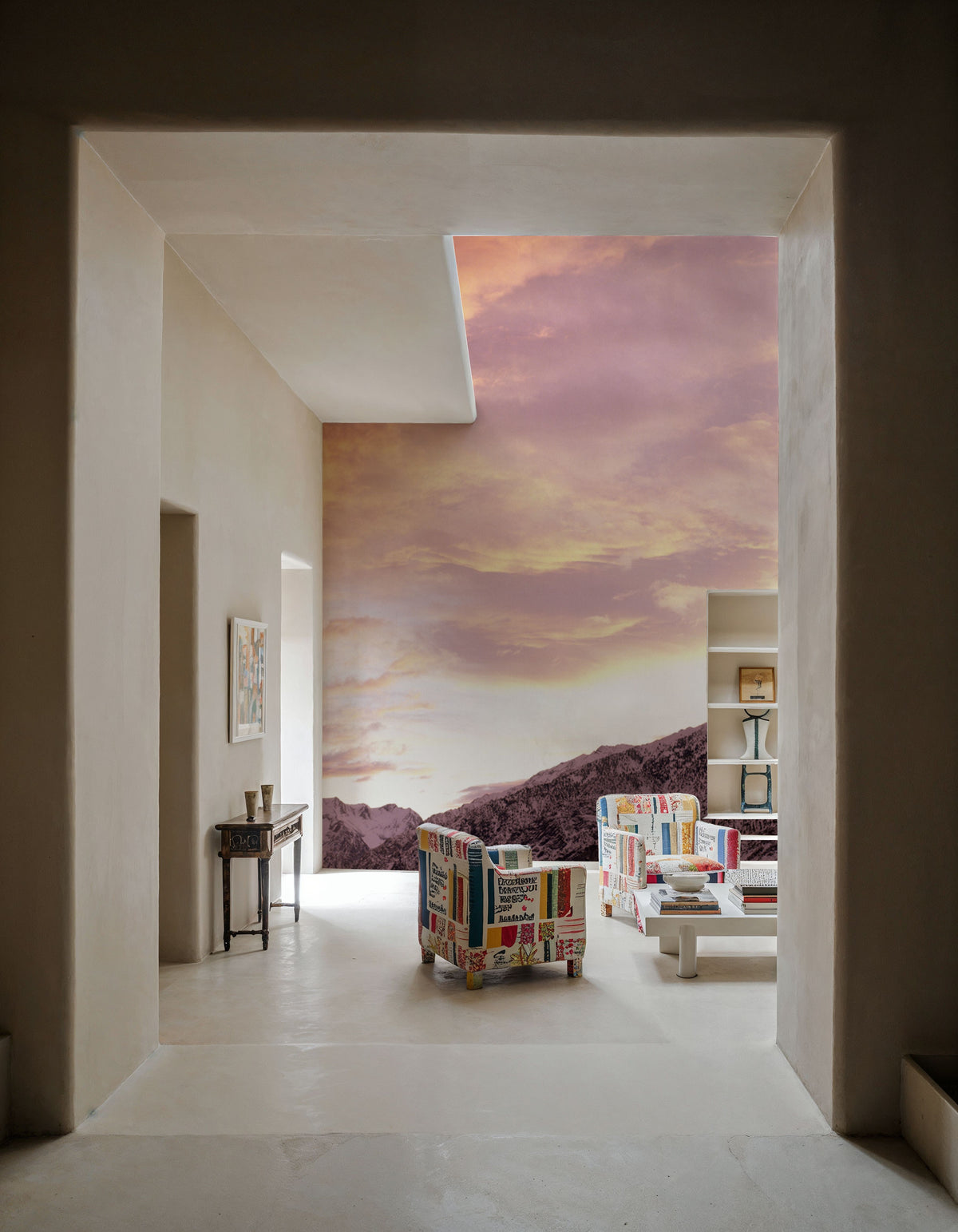 Alpine Twilight Mural Wallpaper - room preview 04