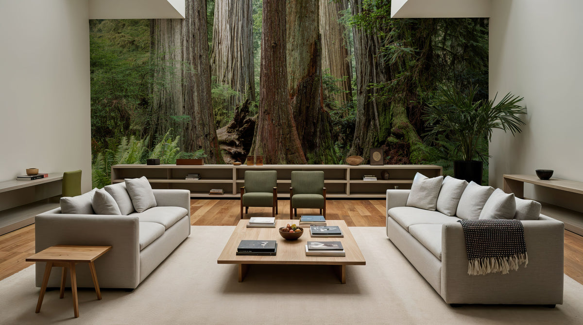 Ancient Forest Path Mural Wallpaper - room preview 04