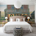 Cowboy Christmas Mural Wallpaper - room preview 04
