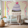 Sweet Life on Stripes I Mural Wallpaper - room preview 04