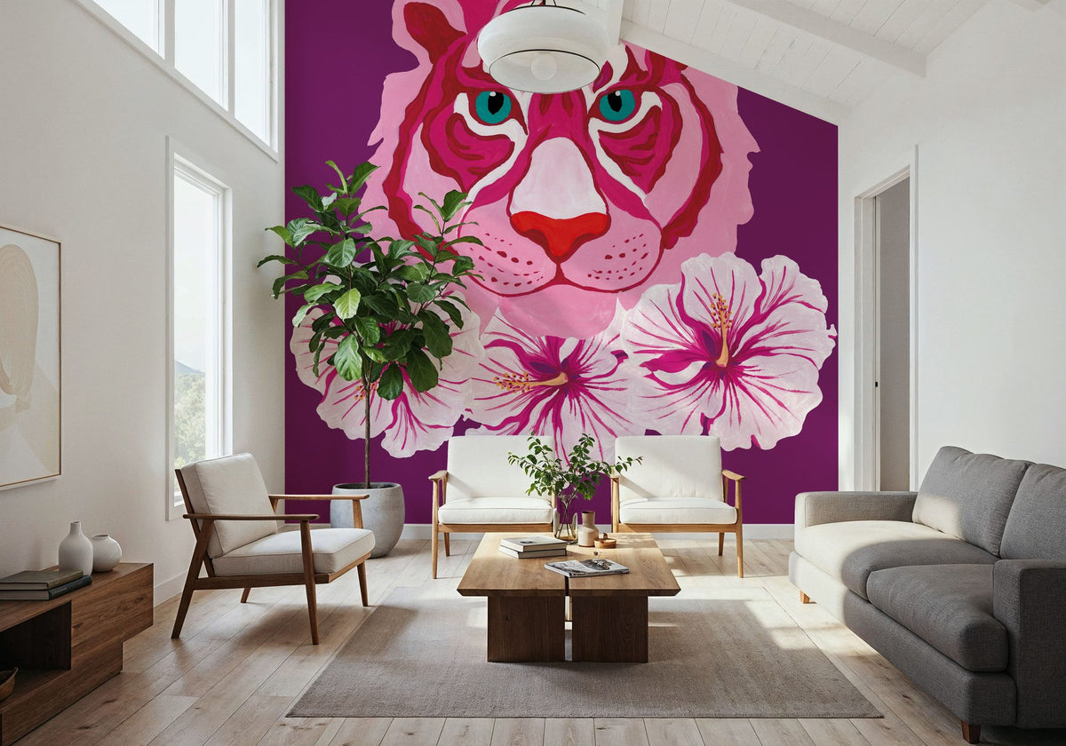 In the Jungle VI Mural Wallpaper - room preview 04