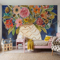 Surprise Florals II Mural Wallpaper - room preview 04