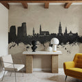 Groningen the Netherlands Skyline Mural Wallpaper - room preview 04