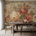Parisian Flowers III Mural Wallpaper - room preview 04
