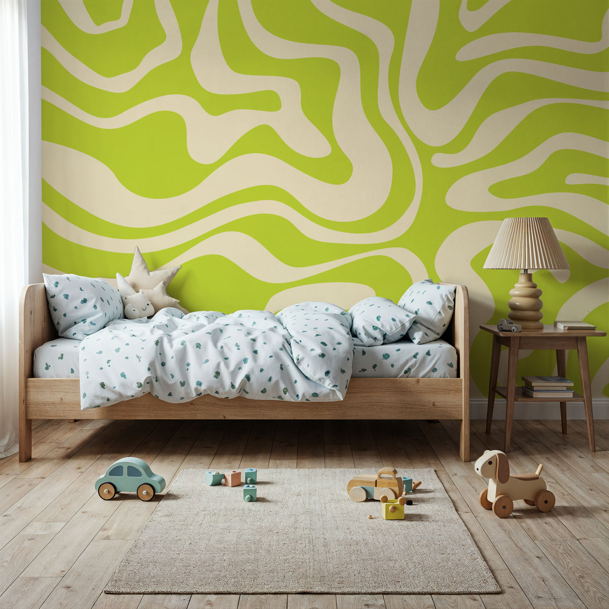 Octopus Effect Mural Wallpaper - room preview 04