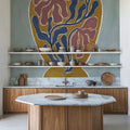 Modern Floral Vase I Mural Wallpaper - room preview 04