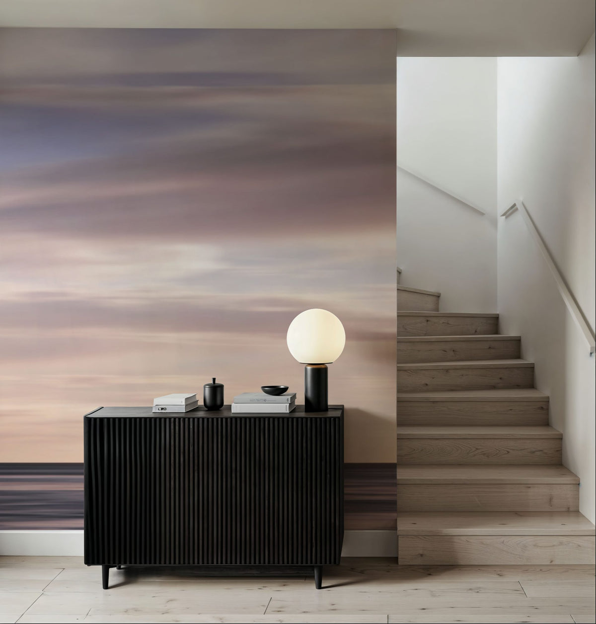 Lilac Horizon Mural Wallpaper - room preview 04