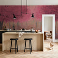 Forest Pathway Spring Mural Wallpaper - room preview 04
