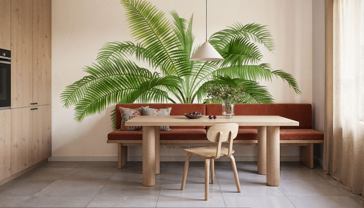 Vintage Palm Tree II Mural Wallpaper - room preview 04