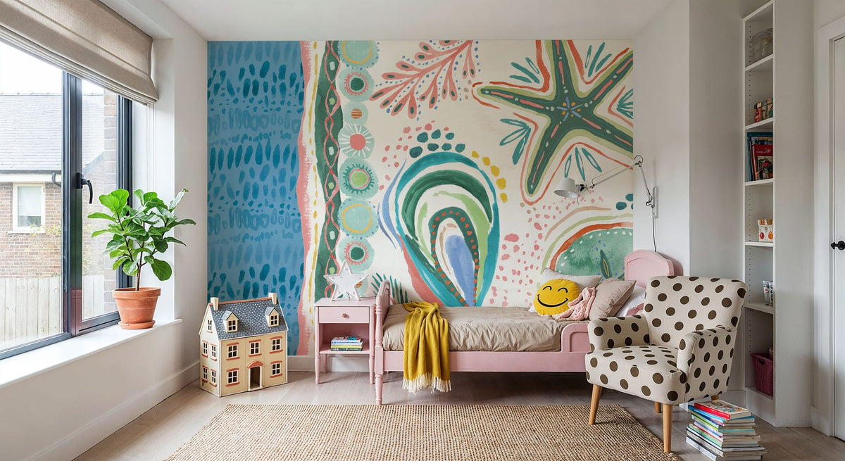Coastline I Mural Wallpaper - room preview 04