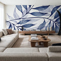 Soft Leaves I Mural Wallpaper - room preview 04