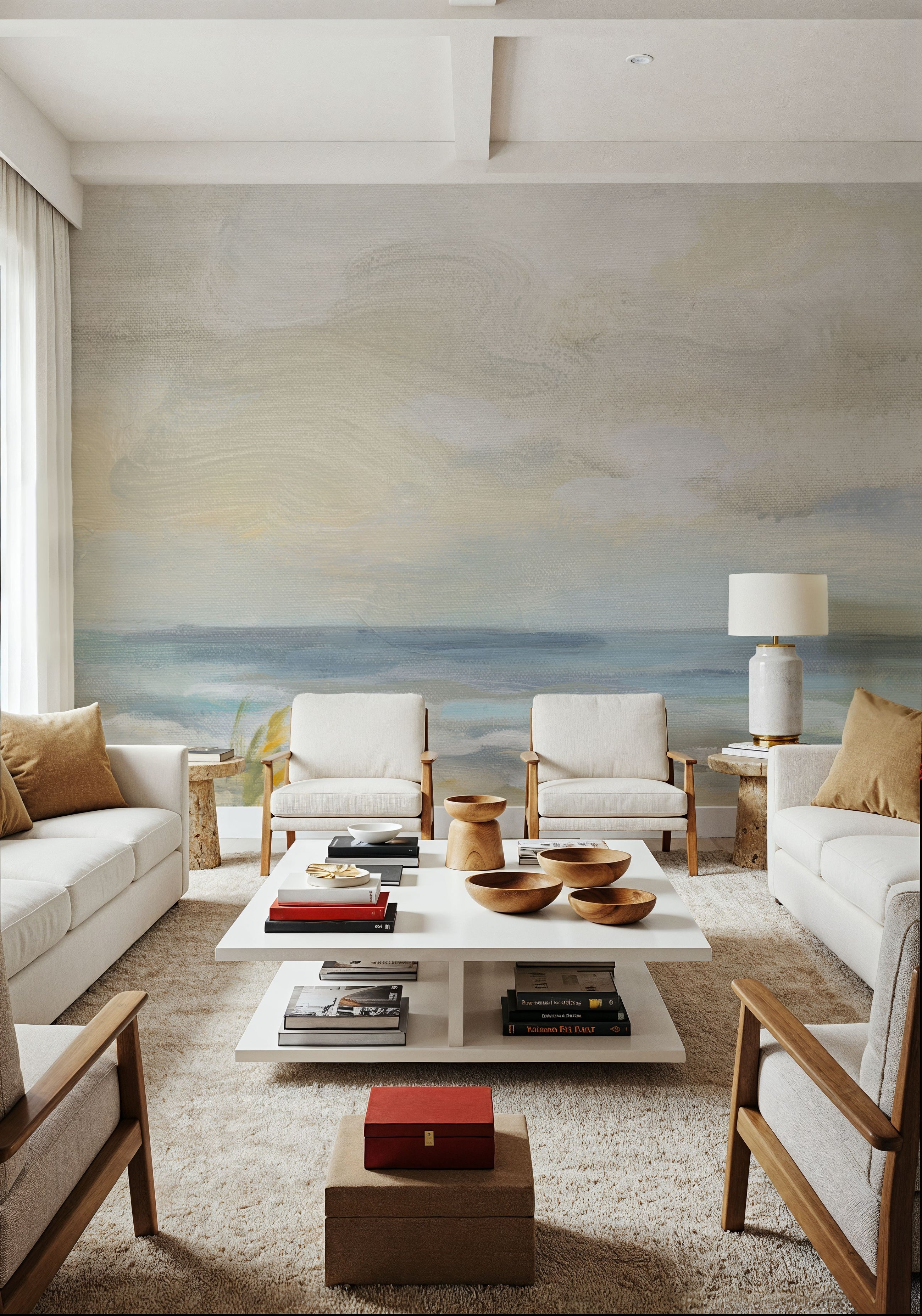 A Moment At the Beach Mural Wallpaper