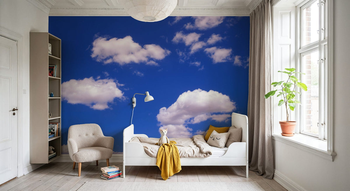 Partly Cloudy Sky Mural Wallpaper - room preview 04