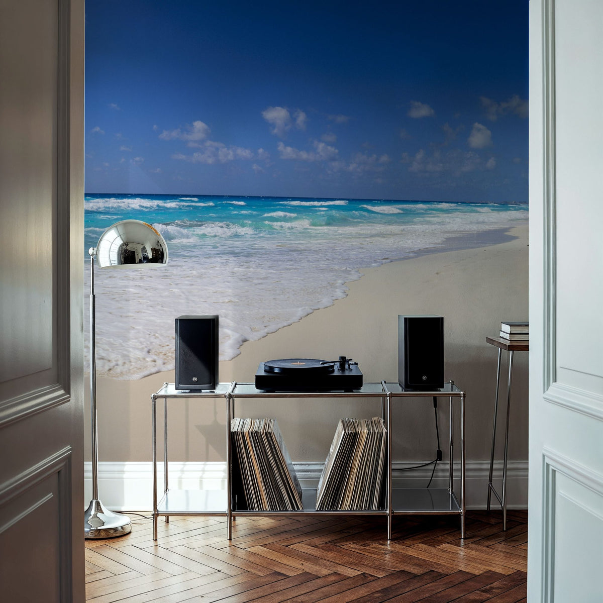 Tranquil Turquoise Shores Mural Wallpaper - room preview 04
