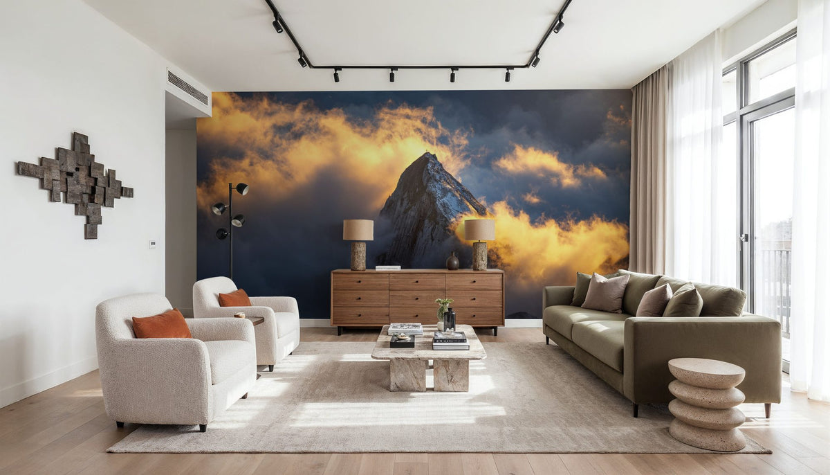 Mountains Awake Mural Wallpaper - room preview 04