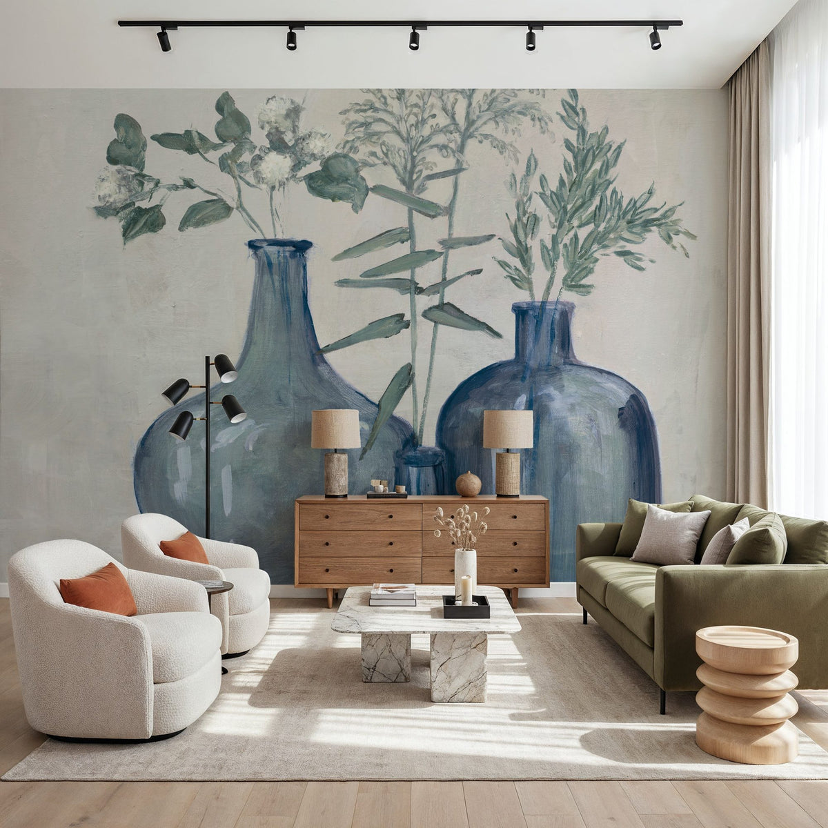 Winter Still Life Mural Wallpaper - room preview 04