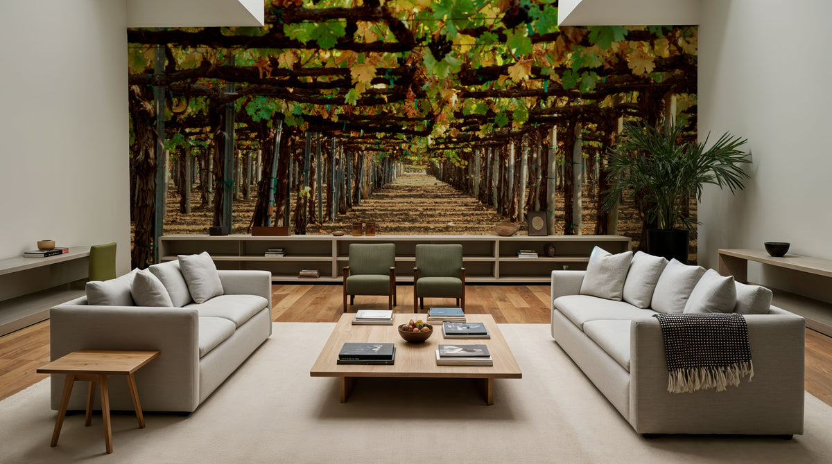 Vineyard Roofing Mural Wallpaper - room preview 04
