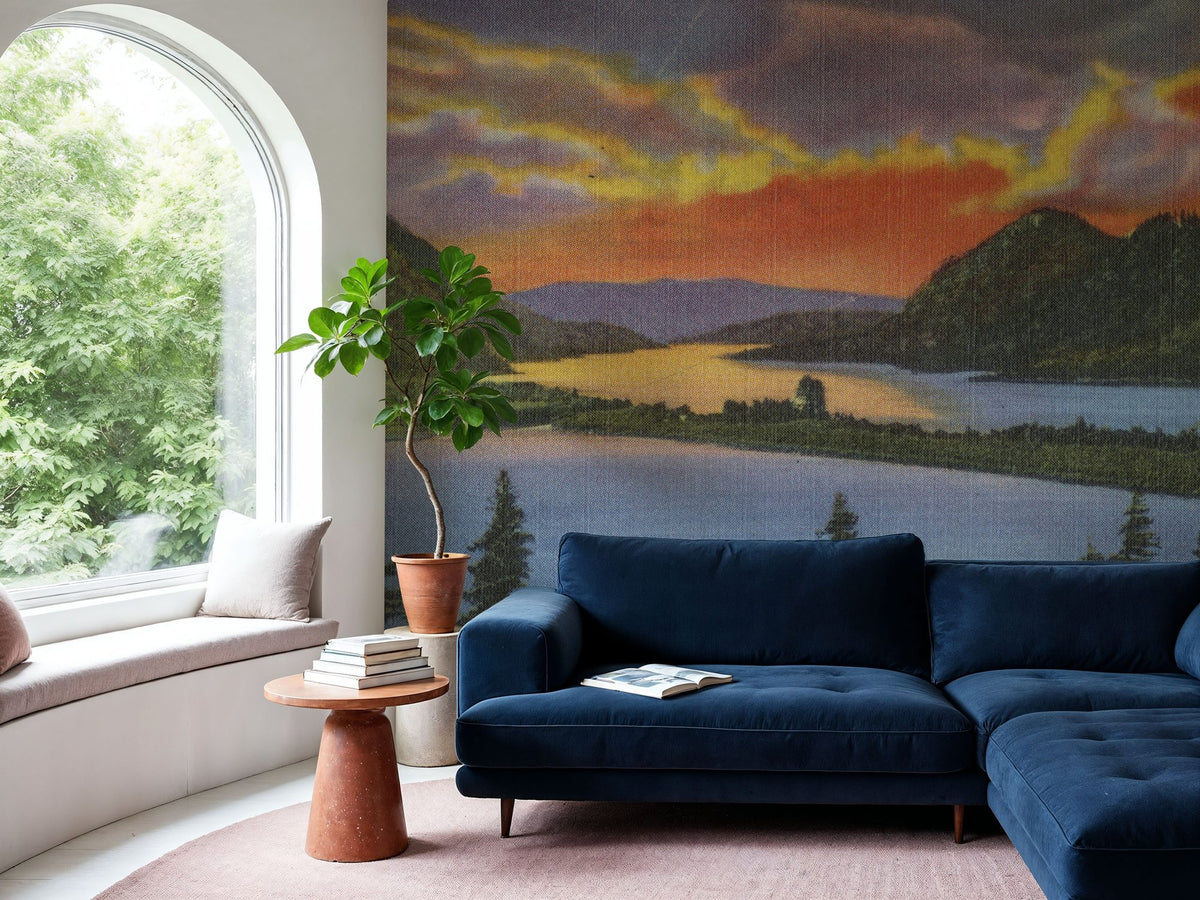 Columbia Sunset Mural Wallpaper - room preview 04