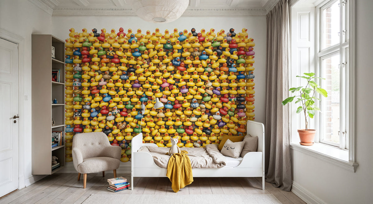 Duck Wall - Stacked Series Mural Wallpaper - room preview 04