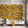 Duck Wall - Stacked Series Mural Wallpaper - room preview 04