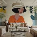 Knitting with Cats Mural Wallpaper - room preview 04