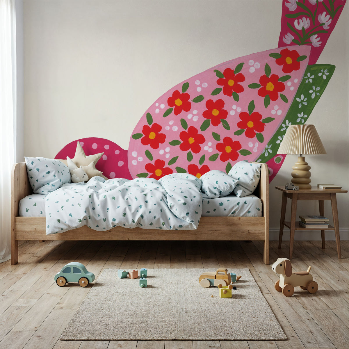 Blooming Bird II Mural Wallpaper - room preview 04