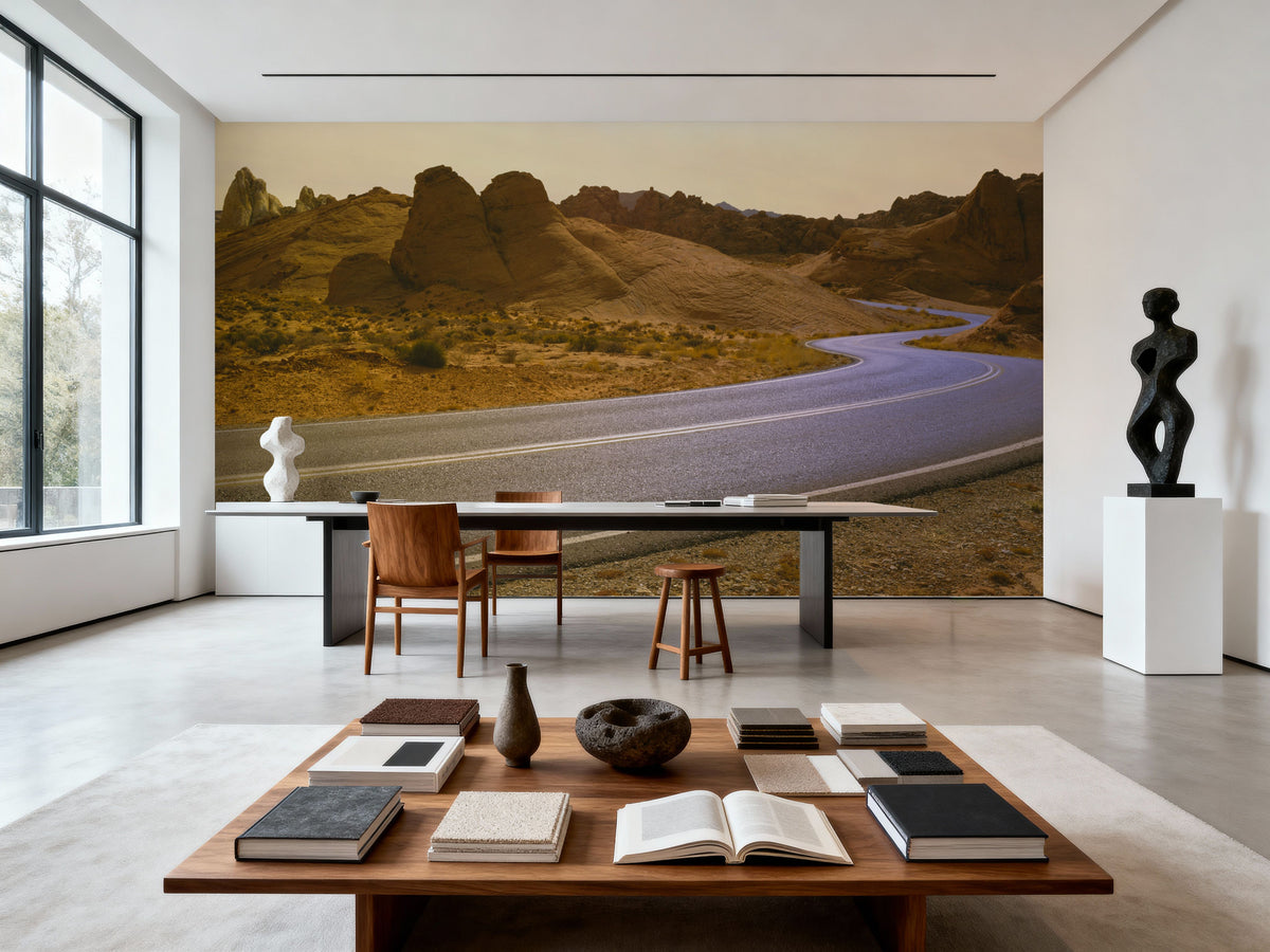 Sandstone Journey Mural Wallpaper - room preview 04