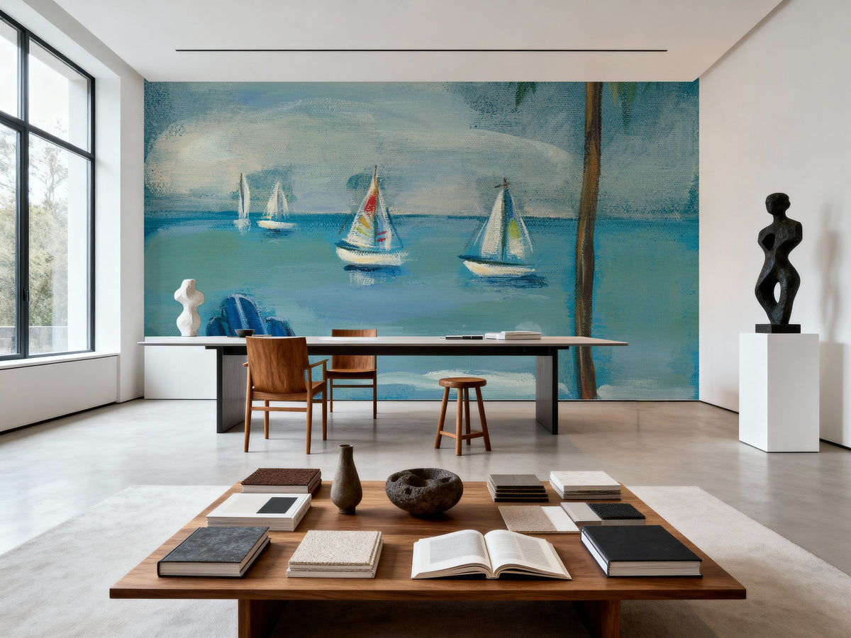Turquoise Bay IV Mural Wallpaper - room preview 04