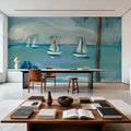 Turquoise Bay IV Mural Wallpaper - room preview 04
