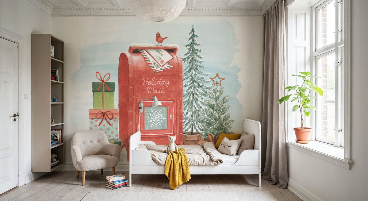 Winter Stroll II Mural Wallpaper - room preview 04