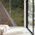 Forest Railway Express Mural Wallpaper - room preview 04