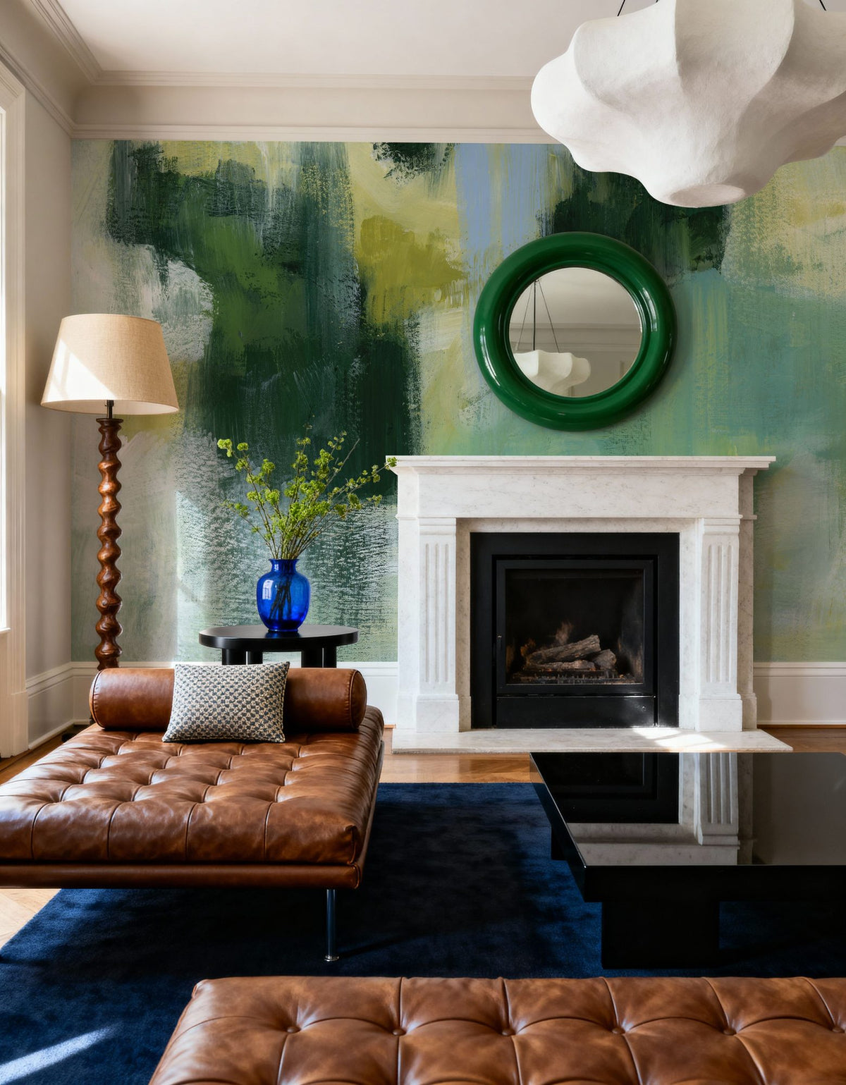 Mossy Vibration Mural Wallpaper - room preview 04
