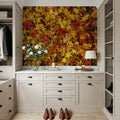 Leaves of Rust Mural Wallpaper - room preview 04