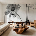 Wonderful Wildflowers XVII Neutral Mural Wallpaper - room preview 04